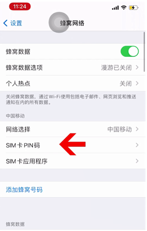 隰县苹果14维修网分享如何给iPhone14的SIM卡设置密码 