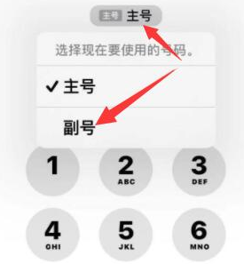 隰县苹果14维修店分享iPhone 14 Pro Max使用副卡打电话的方法 